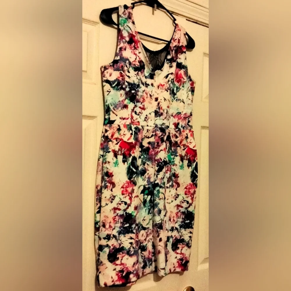 Metaphor Dress Women M Multicolor Versatile Office Academia Preppy Mini Dinner